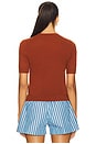 view 3 of 4 Sweater Tee in Cinnamon