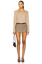 view 4 of 4 Showtime Shirt in Taupe