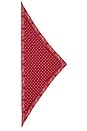 view 2 of 4 The Wild Rag Scarf in Carmine & Butter