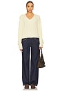 view 4 of 4 The Varsity V Sweater in Mist