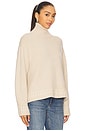 view 2 of 4 Cropped Rib Turtleneck in Sandstone