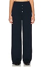 view 1 of 6 Everywear Cashmere Pant in Midnight