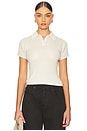 view 1 of 4 TOP POLO in Cream