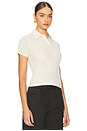 view 2 of 4 TOP POLO in Cream