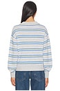 view 3 of 4 Collegiate Stripe Polo in Stone Combo