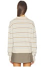 view 3 of 4 POLO DE RAYAS UNIVERSITARIAS in Sandstone Combo