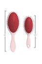 view 3 of 4 The Mini Detangling Brush in Ballerina Pink