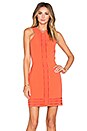 view 1 of 4 Millany Laser Cut Dress in Coral