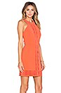 view 2 of 4 Millany Laser Cut Dress in Coral