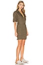view 2 of 4 Elisia Linen Shirt Dress in Olive