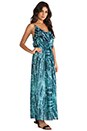 view 2 of 4 Poolside Silk Maxi Dress in Blue
