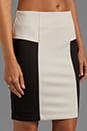 view 5 of 6 Angelina Peplum Skirt in Ivory