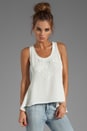 view 1 of 4 Lucy Beaded Tank in White