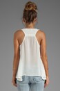 view 2 of 4 Lucy Beaded Tank in White