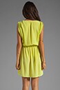 view 4 of 5 Sarah Wrap Mini Dress in Lime