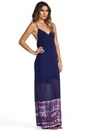 view 2 of 5 Foundation Spaghetti Alligator Maxi Dress in Midnight