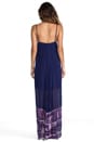 view 3 of 5 Foundation Spaghetti Alligator Maxi Dress in Midnight