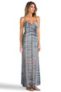 view 2 of 5 Silk Triangle Maxi Dress in Charcoal
