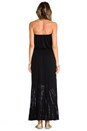 view 3 of 4 Drawstring Tube Maxi Dress in Black