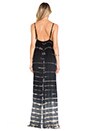 view 3 of 4 Desouk Triangle Maxi Dress in Black Ombre