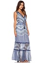 view 2 of 3 Paneled Maxi Dress in Multi Azure