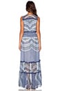 view 3 of 3 Paneled Maxi Dress in Multi Azure