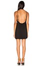 view 3 of 3 Halter Deep V Back Dress in Black