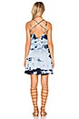 view 3 of 3 Strappy Cross Back Tie Waist Dress in Tiegs Ocean