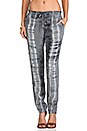 view 1 of 7 Silk Drawstring Pant in Charcoal