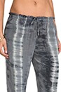 view 5 of 7 Silk Drawstring Pant in Charcoal