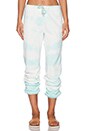 view 1 of 3 PANTALON SWEAT in Jade Tie Dye