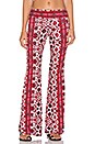 view 1 of 3 Printed Bell Bottom Pant in Ivory