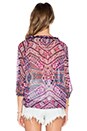 view 3 of 3 BLOUSE PAYSANNE MANCHES 3/4 in Crimson
