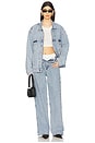 view 4 of 4 CHAQUETA SKY in Light Blue Denim