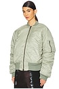 view 3 of 7 Classic Bomber in Seagrass