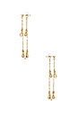 view 1 of 2 PENDIENTES NAOMI in Gold