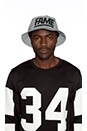 view 2 of 4 3M Block Bucket Hat in Silver