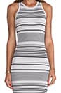 view 5 of 6 Stripe Tank Sweater Dress in Flint & Black