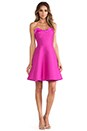 view 4 of 5 Strapless Structured Fit & Flare Dress in Petunia