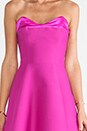 view 5 of 5 Strapless Structured Fit & Flare Dress in Petunia