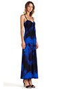view 2 of 4 MAXIVESTIDO ESTAMPADO in Bright Cobalt Midnight Rose Print