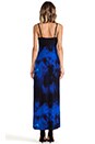 view 3 of 4 MAXIVESTIDO ESTAMPADO in Bright Cobalt Midnight Rose Print