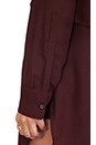 view 7 of 7 Belted Shirt Dress in Syrah