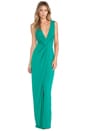view 1 of 4 Drape Front Gown in Emerald