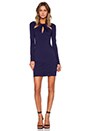view 4 of 4 Twist Front Mini Dress in Midnight