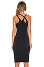 view 3 of 4 Cut Out Neckline Dress in Black
