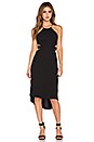 view 1 of 3 Cut Out Halter Dress in Black