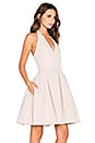 view 2 of 4 Fit & Flare Halter Dress in Buff