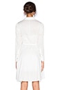 view 3 of 7 Shirt Dress in Linen White & Silver