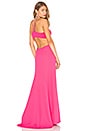 view 1 of 4 Halter Neck Gown in Begonia
